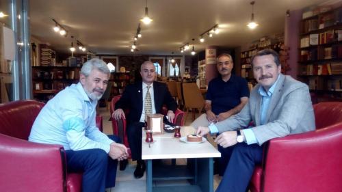 EBS ve MEMURSEN Genel Başkanı Ali Yalçın Tv5 Genel Yayın Yönetmeni Mustafa Yılmaz ile